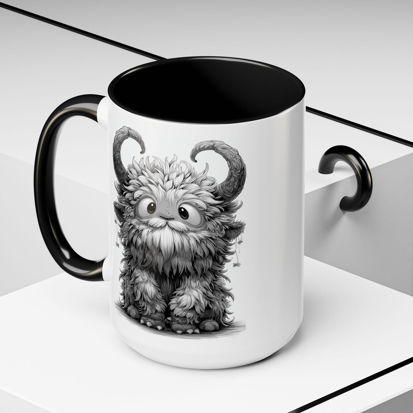 Friendly Wooly Creature Coffee Mug (11, 15oz)