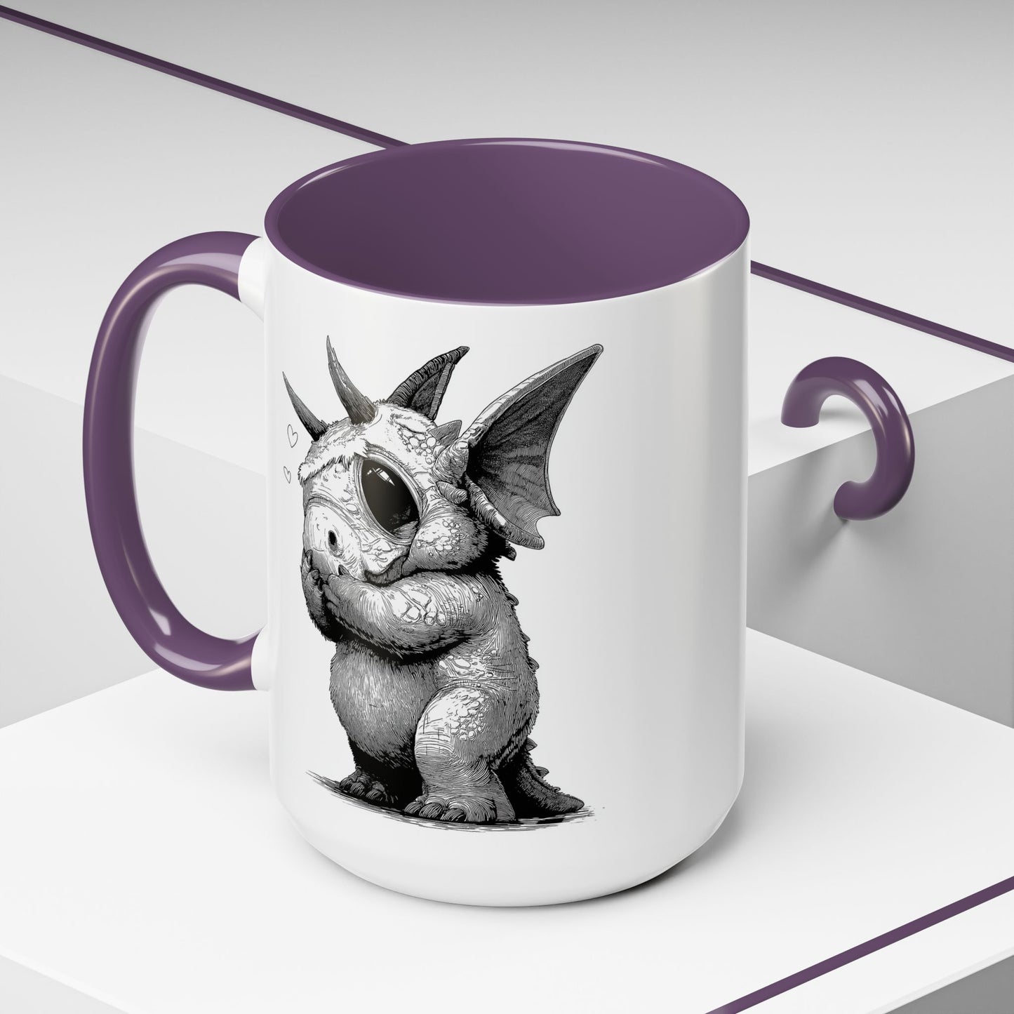 Shy Creature Crush Accent Coffee Mug (11, 15oz)