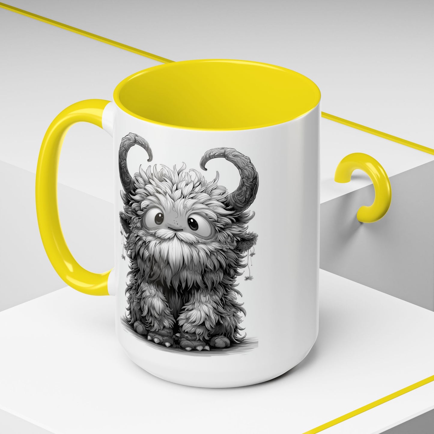 Friendly Wooly Creature Coffee Mug (11, 15oz)