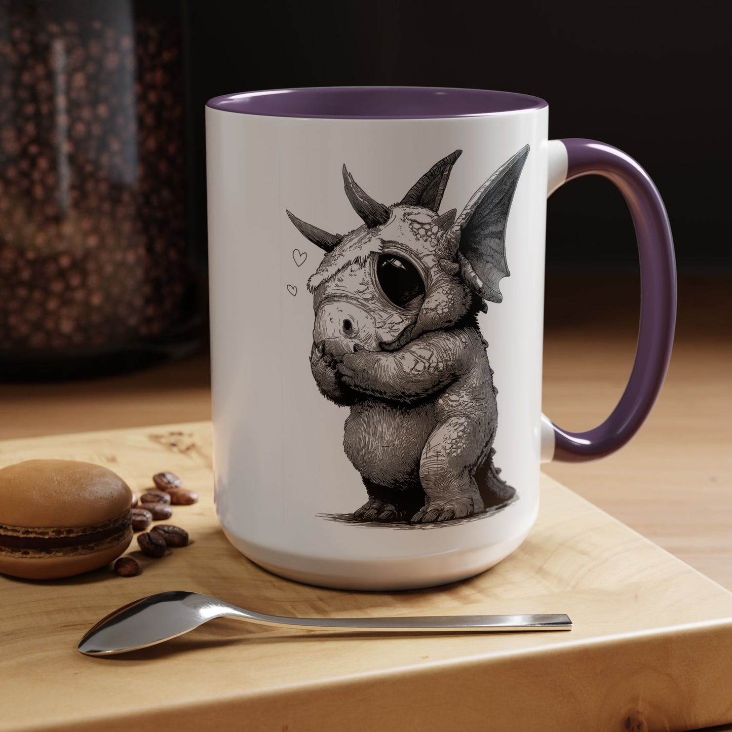 Shy Creature Crush Accent Coffee Mug (11, 15oz)