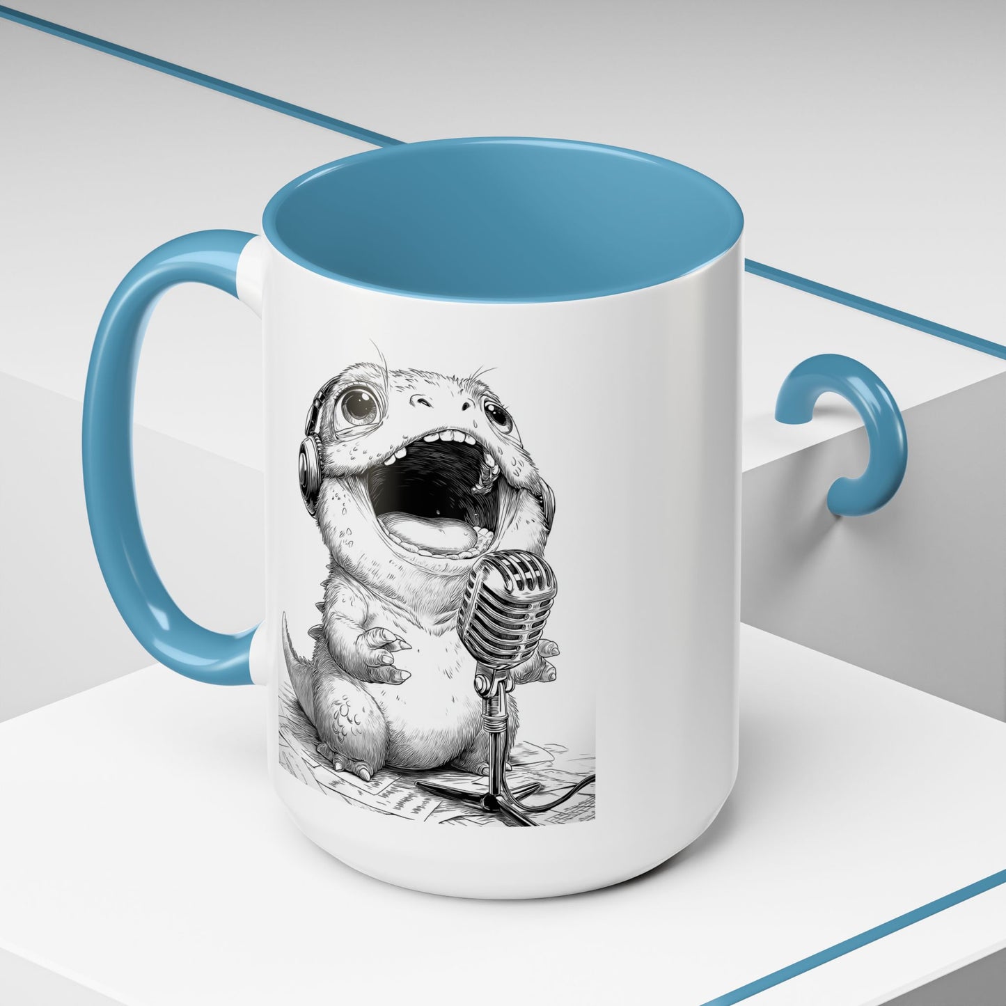 Singing Creature Design Coffee Mug (11, 15oz)
