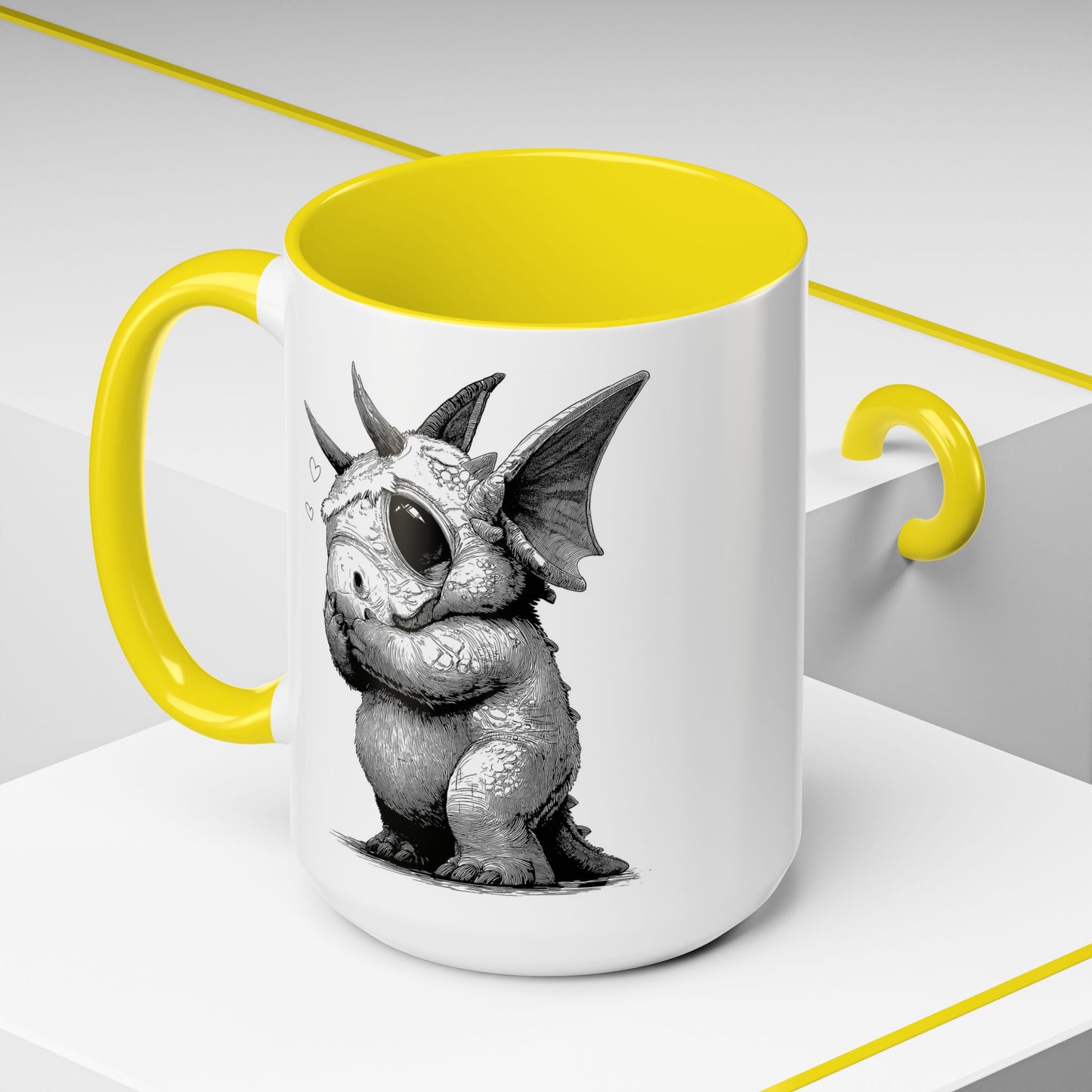 Shy Creature Crush Accent Coffee Mug (11, 15oz)