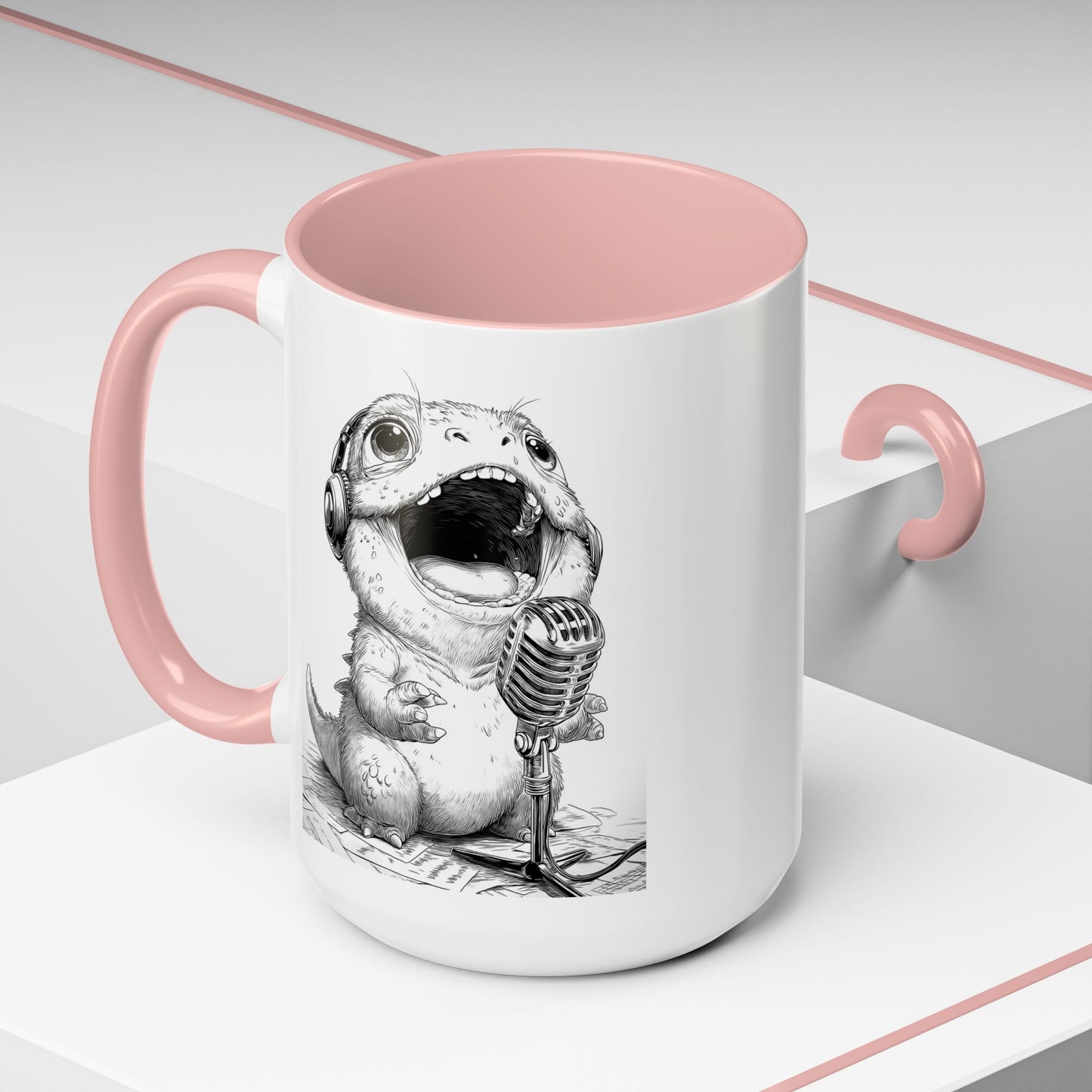 Singing Creature Design Coffee Mug (11, 15oz)