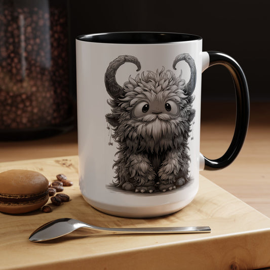 Friendly Wooly Creature Coffee Mug (11, 15oz)